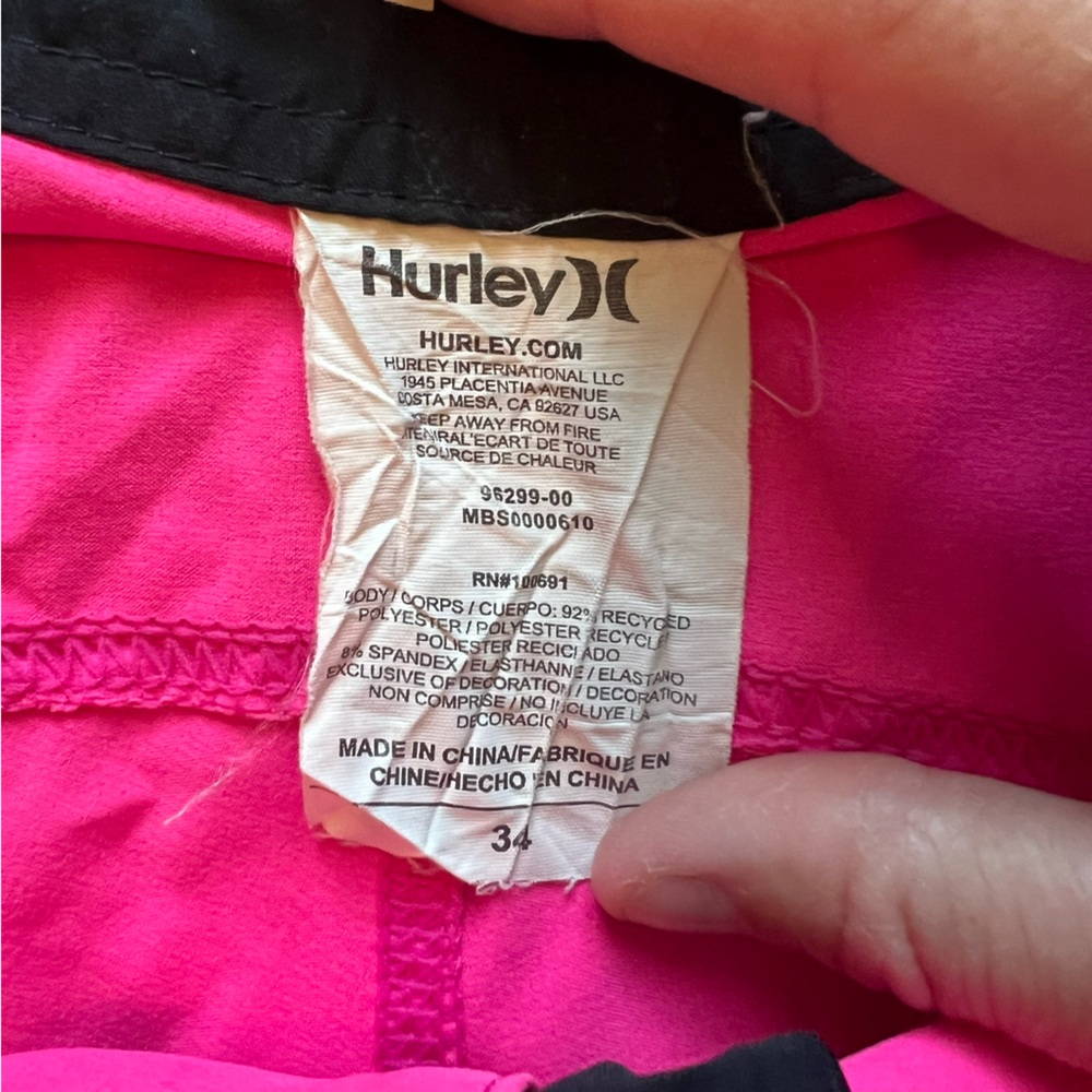 Hurley Phantom Pink Board Shorts - Picture 3 of 4